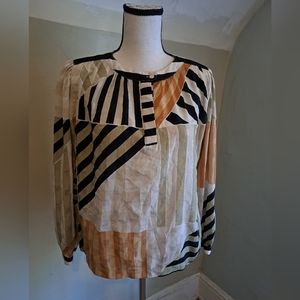 Vintage 80s Liz Claiborne petites blouse | size  4